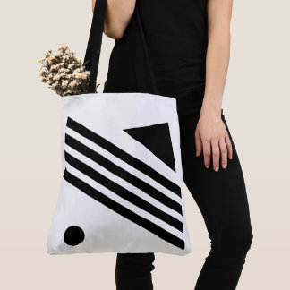 Bolsa Tote Preto e Branco