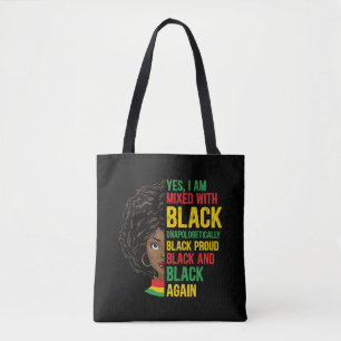 Bolsa Tote Preto e Orgulhoso   Sem desculpas   Rainha Negra