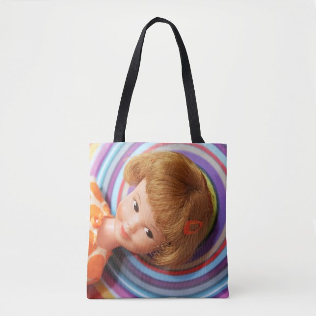 Bolsa Tote Pretty Penny Brite com círculos (Frente)