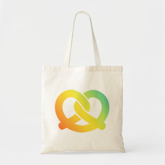 Bolsa Tote pretzel macio (Frente)