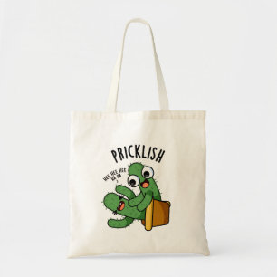 Bolsa Tote Pricklish Piadas Engraçadas de Cactus