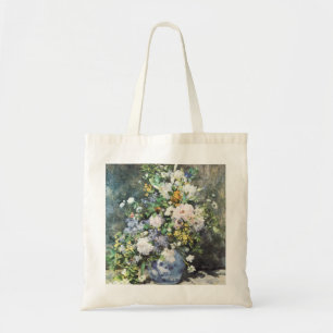 Bolsa Tote Primavera Buquê por Pierre Renoir, Flores Vintage
