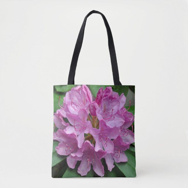Bolsa Tote Primavera cor-de-rosa (Frente)