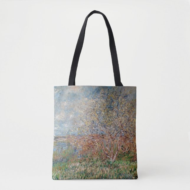 Bolsa Tote Primavera de Claude Monet |, 1880-82 (Frente)
