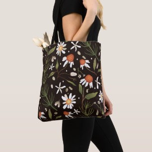 Bolsa Tote Primavera de Fashion de Padrão de Superfície Flora