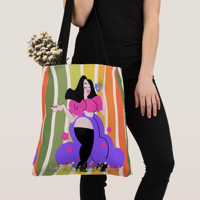 Bolsa Tote primavera, estilo (Close Up)