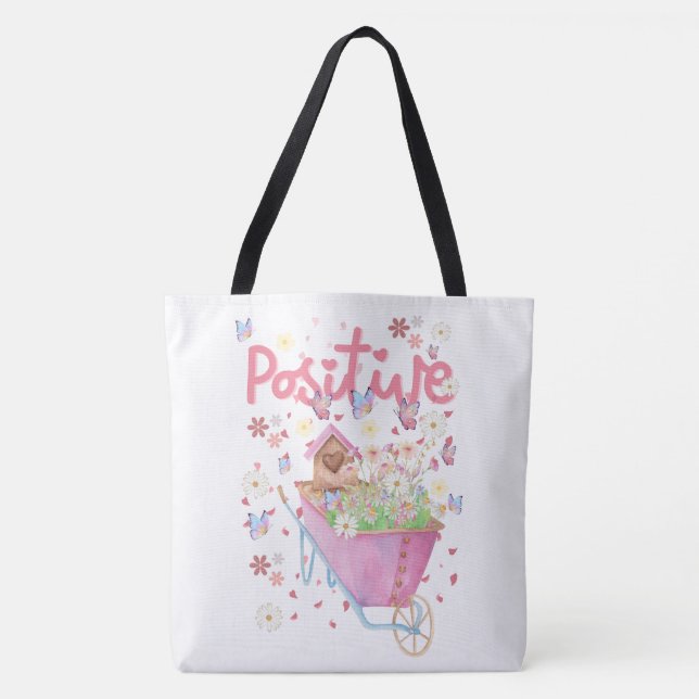 Bolsa Tote primavera, estilo (Frente)