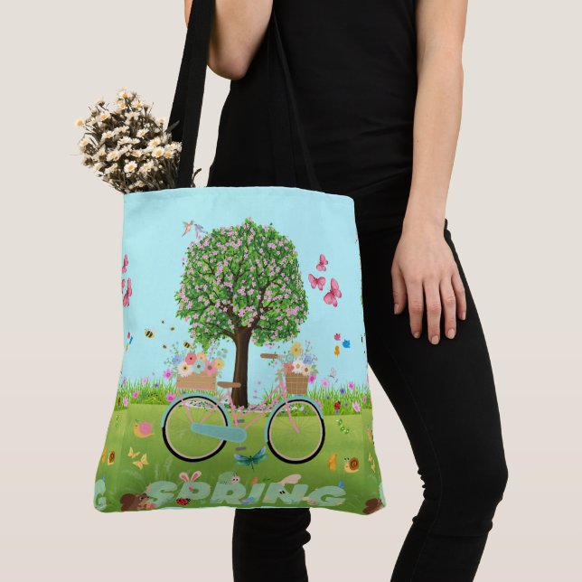 Bolsa Tote primavera, estilo nomo (Close Up)