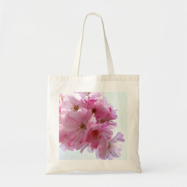 Bolsa Tote Primavera floresce (Frente)