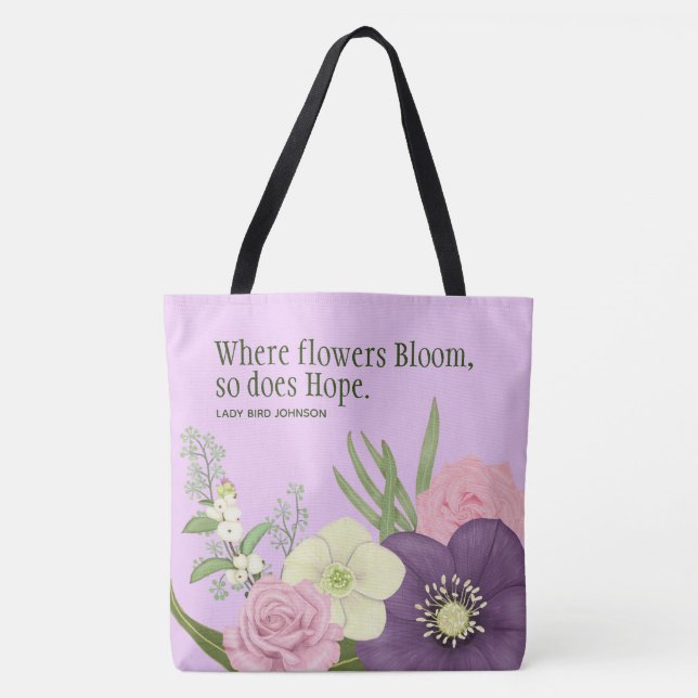 Bolsa Tote Primavera Jardim Em Sangue (Frente)