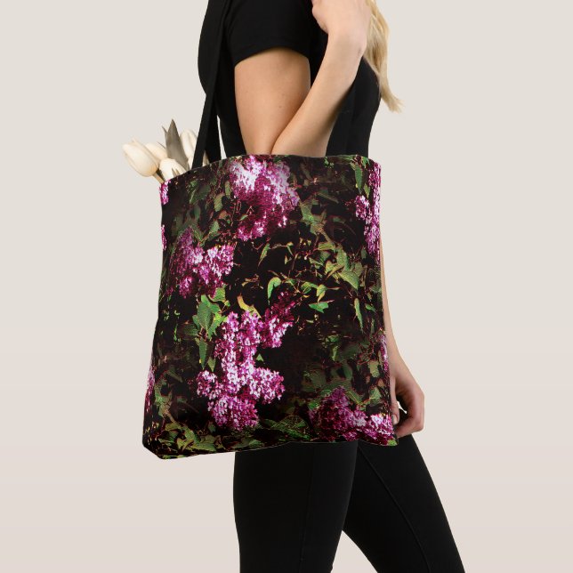Bolsa Tote Primavera Lilacs...... (Close Up)