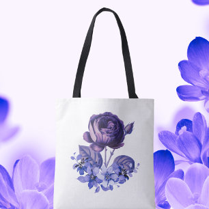Bolsa Tote Primavera púrpura