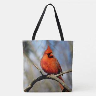 Bolsa Tote (Primavera) sacola impressa cardinal do norte