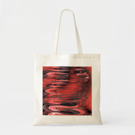 Bolsa Tote Primavera Surreal Vermelho e Negro