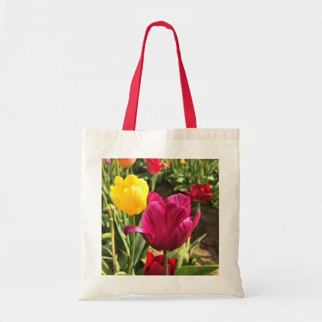 Bolsa Tote Primavera Tulips, Oregon (Frente)