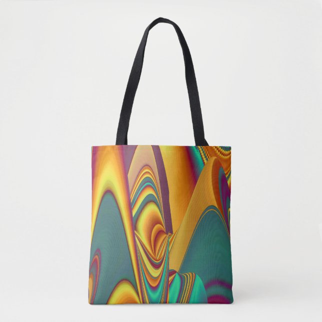 Bolsa Tote Primavera Verão Outono Flores Magia (Frente)