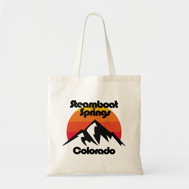 Bolsa Tote Primaveras Steamboat Colorado (Frente)