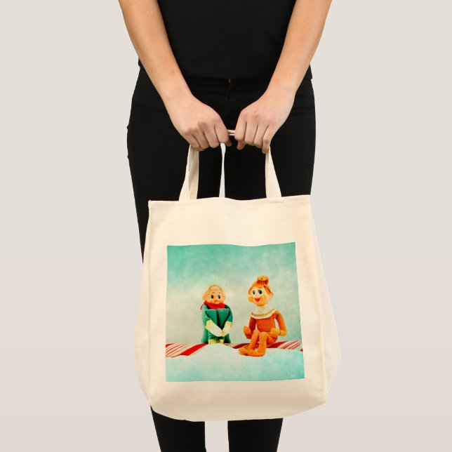 Bolsa Tote Primeira Data do Elf de Natal (Frente (produto))