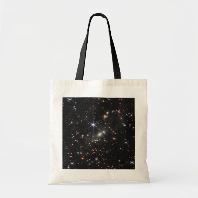Bolsa Tote Primeiro Campo Profundo do Universo de James Webb (Frente)