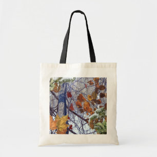 Bolsa Tote Primeiro impressão de Camo da floresta do inverno
