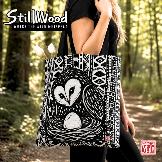 Bolsa Tote PRIMEIRO PEEP • StillWood • Coruja (Criador carregado)