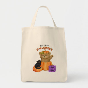 Bolsa Tote Primeiro Urso de Teddy Halloween