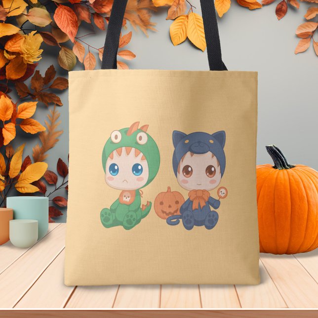Bolsa Tote Primeiros Bebês do Halloween Figurino de Dragão Ne (Criador carregado)
