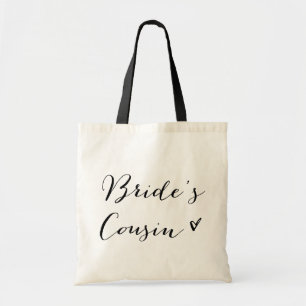 Bolsa Tote Primo de Bride   Black Modern Calliographic Bag