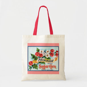 Bolsa Tote Primrose Flowers Vintage Crate Art