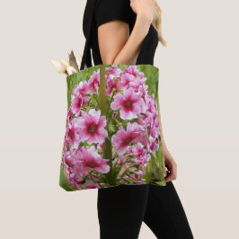 Bolsa Tote Primula Floral Candelabro Rosa