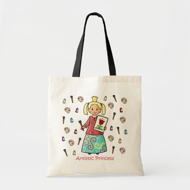 Bolsa Tote Princesa artística (Frente)