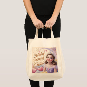 Bolsa Tote Princesa Celebração Feliz Aniversário