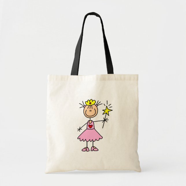 Bolsa Tote Princesa Com Varinha Saco (Frente)