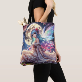 Bolsa Tote Princesa de Fada de Lua de Anime, em Jardim