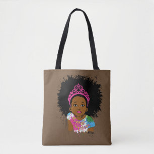 Bolsa Tote Princesa do Mocha por todo o lado no saco do