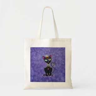 Bolsa Tote Princesa egípcia gato preto