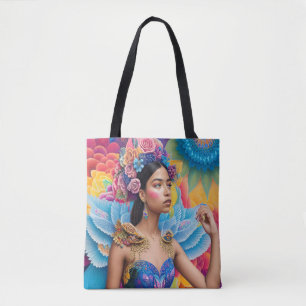 Bolsa Tote Princesa elegante com asas