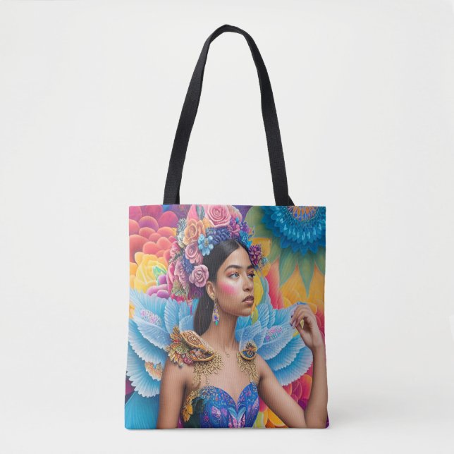 Bolsa Tote Princesa elegante com asas  (Frente)