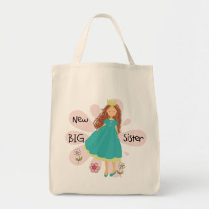 Bolsa Tote Princesa Irmã Marrom Cabelo