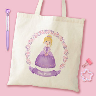 Bolsa Tote Princesa Roxa, Fácil, Personalizada