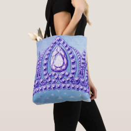 Bolsa Tote Princesa Vintage Corwn Blue