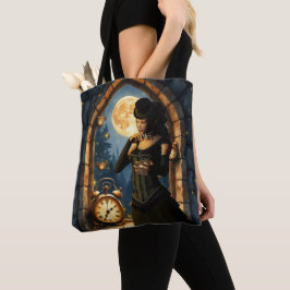 Bolsa Tote Princess of the Clocks – Keeper of Moonlit Hours.