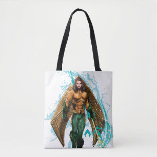 Bolsa Tote Príncipe Orin Com Aquaman Logotipo de Aquaman  