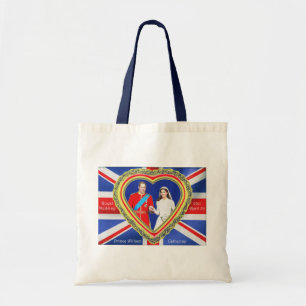 Bolsa Tote Príncipe William e casamento real de Catherine