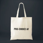 Bolsa Tote Pró Escolha AF minimalista dos direitos de aborto<br><div class="desc">Pro Choice AF - texto personalizado preto e branco - formato minimalista moderno Tote bag.estilo simples e elegante moderno minimalista. O movimento pró-escolha dos direitos ao aborto é um movimento sociopolítico nos Estados Unidos que apoia a ideia de que uma mulher deve ter direito legal a um aborto eletivo, o...</div>