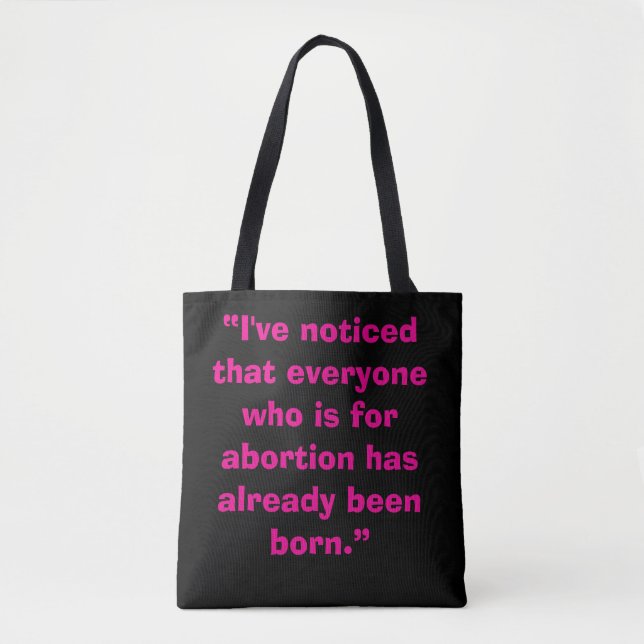 Bolsa Tote Pró-Vida (Frente)