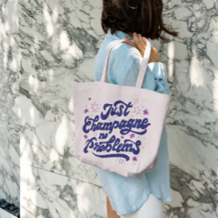Bolsa Tote Problemas de champanhe