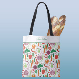 Bolsa Tote Produtos Hortícolas do Mercado Agricultores Person