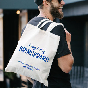 Bolsa Tote Professor alemão Apreciação de Saco de Tote Bag Pr