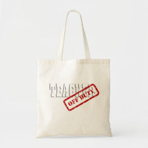 Bolsa Tote Professor aposentado de Canvas de dever